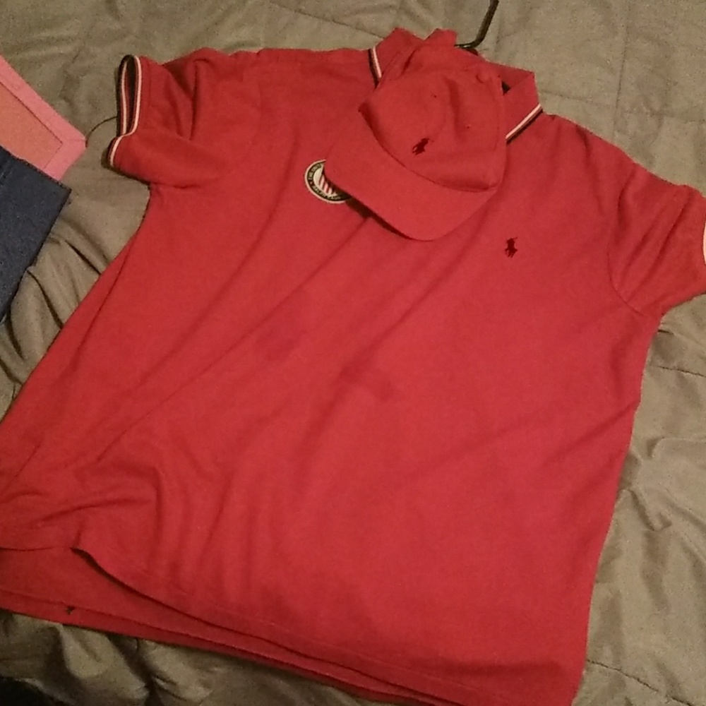Polo hat n shirt